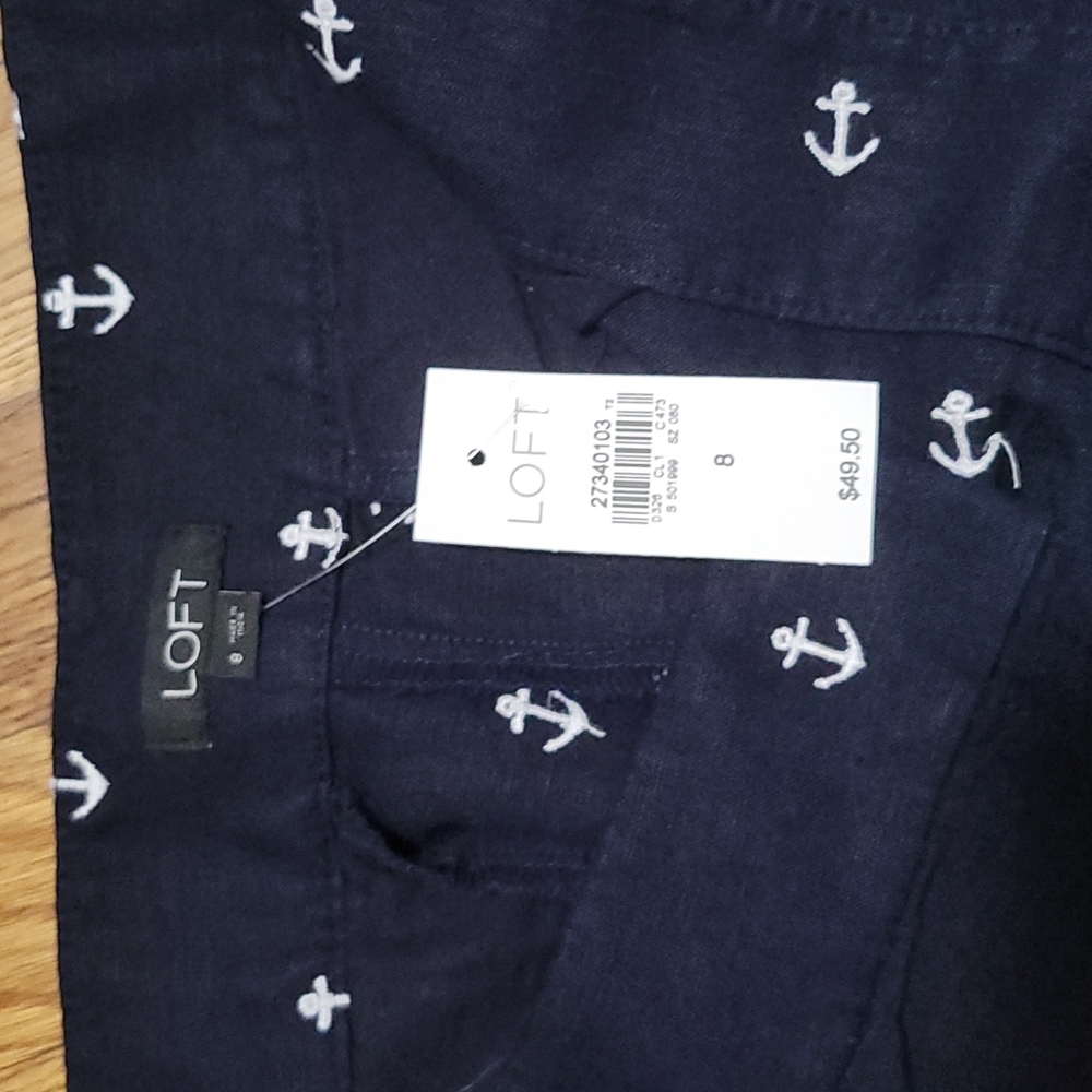 loft, NWT, size 8 shorts